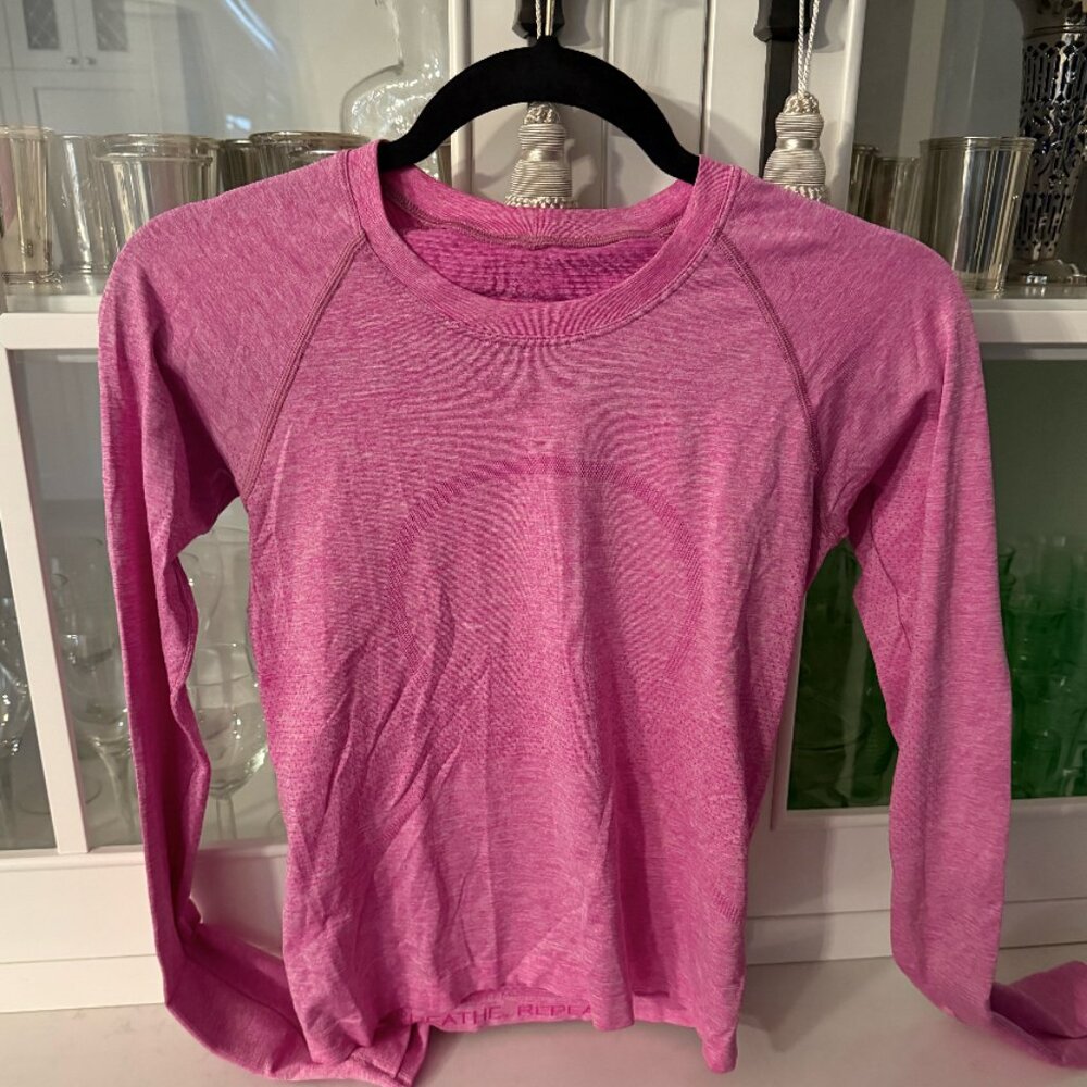 Lululemon Pink Swiftly Tech Long Sleeve | Size 4
